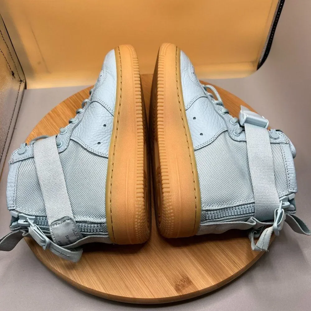 Nike SF AF1 Mid Air Force 1 (GS) Blue Sneakers AJ0424-401 Size 5Y Women 6.5 - Picture 8 of 9